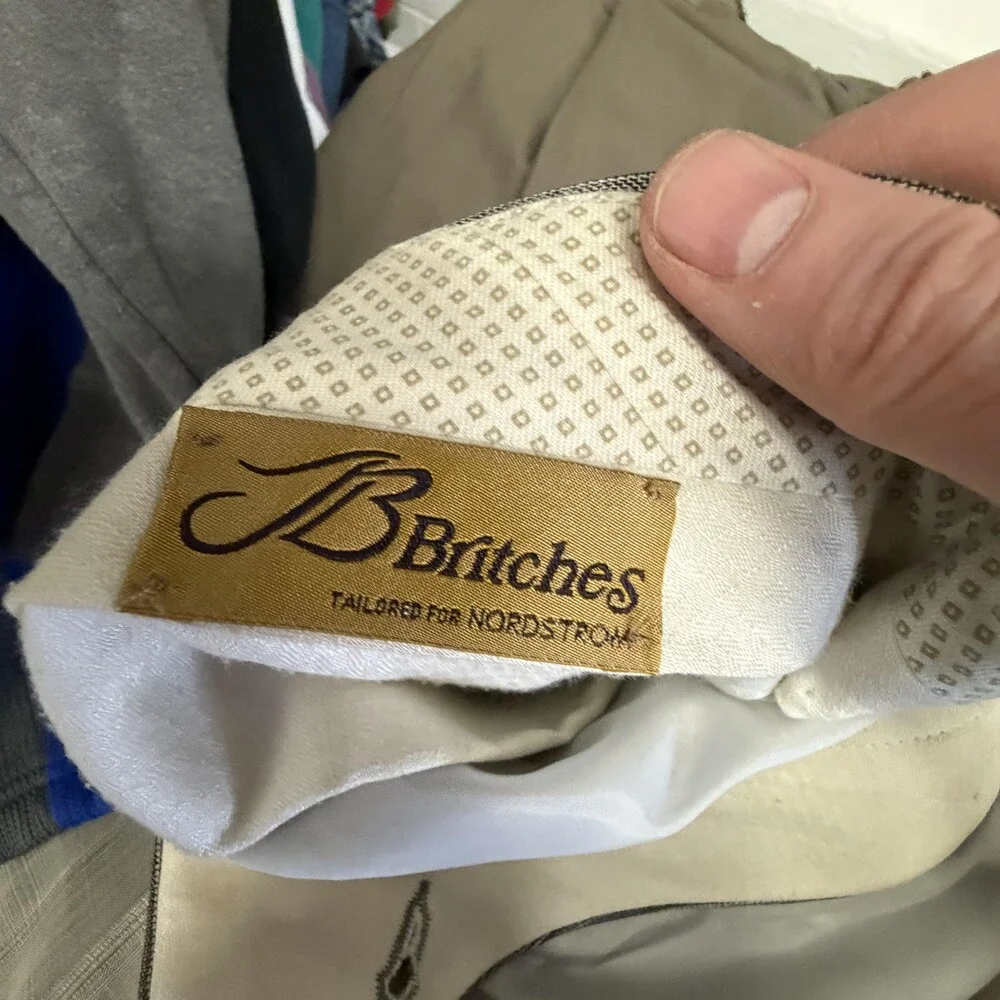 Britches closure back